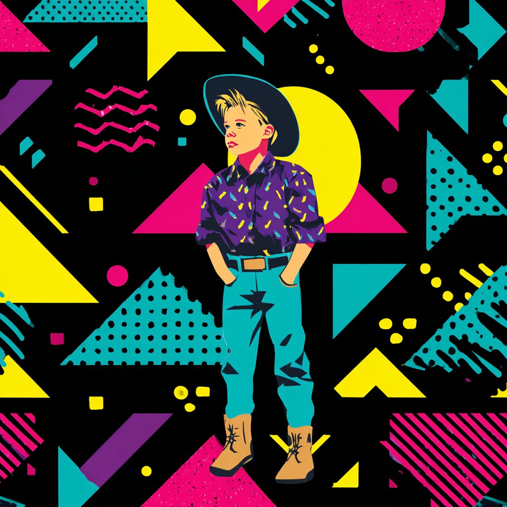 Midlibrary_io's tweet image. Chaotic Memphis Pop 
🔷--sref 3733293390 

A chaotic, geometric style inspired by the 80s Memphis Group design movement, using bold patterns, flat shapes, and a highly saturated, aggressive pop color palette.