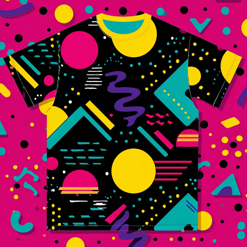 Midlibrary_io's tweet image. Chaotic Memphis Pop 
🔷--sref 3733293390 

A chaotic, geometric style inspired by the 80s Memphis Group design movement, using bold patterns, flat shapes, and a highly saturated, aggressive pop color palette.