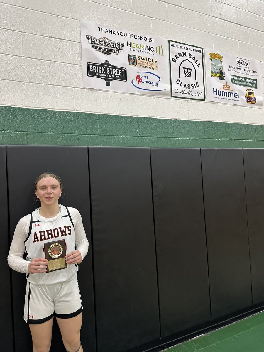 Game one goes to Ashland over Dalton 61-56 and MVP goes to Kennedy Lacey with 25 points . The Barn Ball Classic 2025 🏀