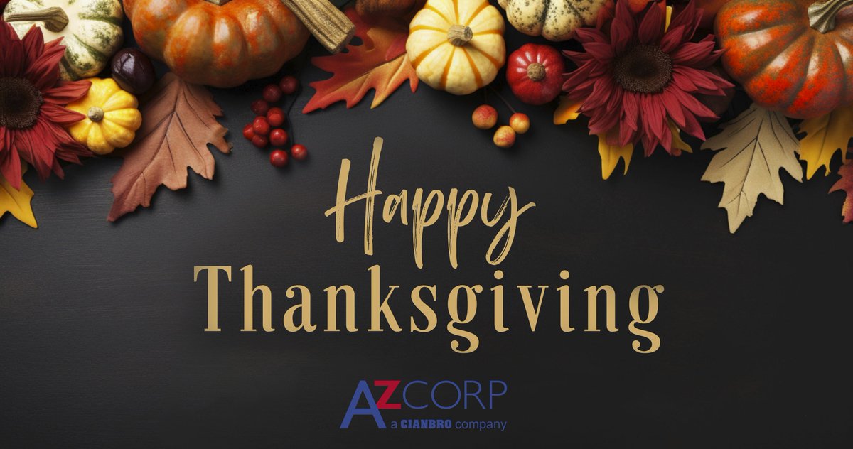 azconstruct's tweet image. 🦃Happy #Thanksgiving from all of us at A/Z! We are thankful for the tremendous contributions made by our team members throughout the past year &amp;amp; their continuous efforts in delivering quality work for our customers and thanks to our clients &amp;amp; project partners for entrusting us!