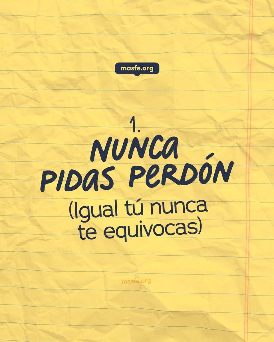 Masfe_org's tweet image. ¿En serio pensaste que aquí había consejos?
Te voy a decir algo muy importante, a veces no nos damos cuenta de que estamos repitiendo actitudes que desgastan, hieren y alejan.
Si algo de esto te resuena, detente, reflexiona y cuida lo que tienes. 
#masfe #consejos #noviazgo