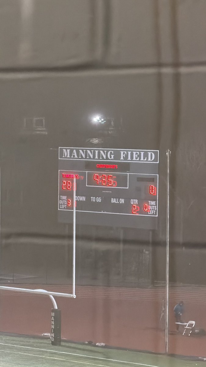 Halftime here at the D4 semi finals.

<a href="/TMHS_Athletics/">TMHS Athletics</a> 28
<a href="/BulldogCanton/">CantonBulldogFootball</a> 0

All Redmen in the first half.

<a href="/newftbj/">New England Football Journal ® 🏈</a>