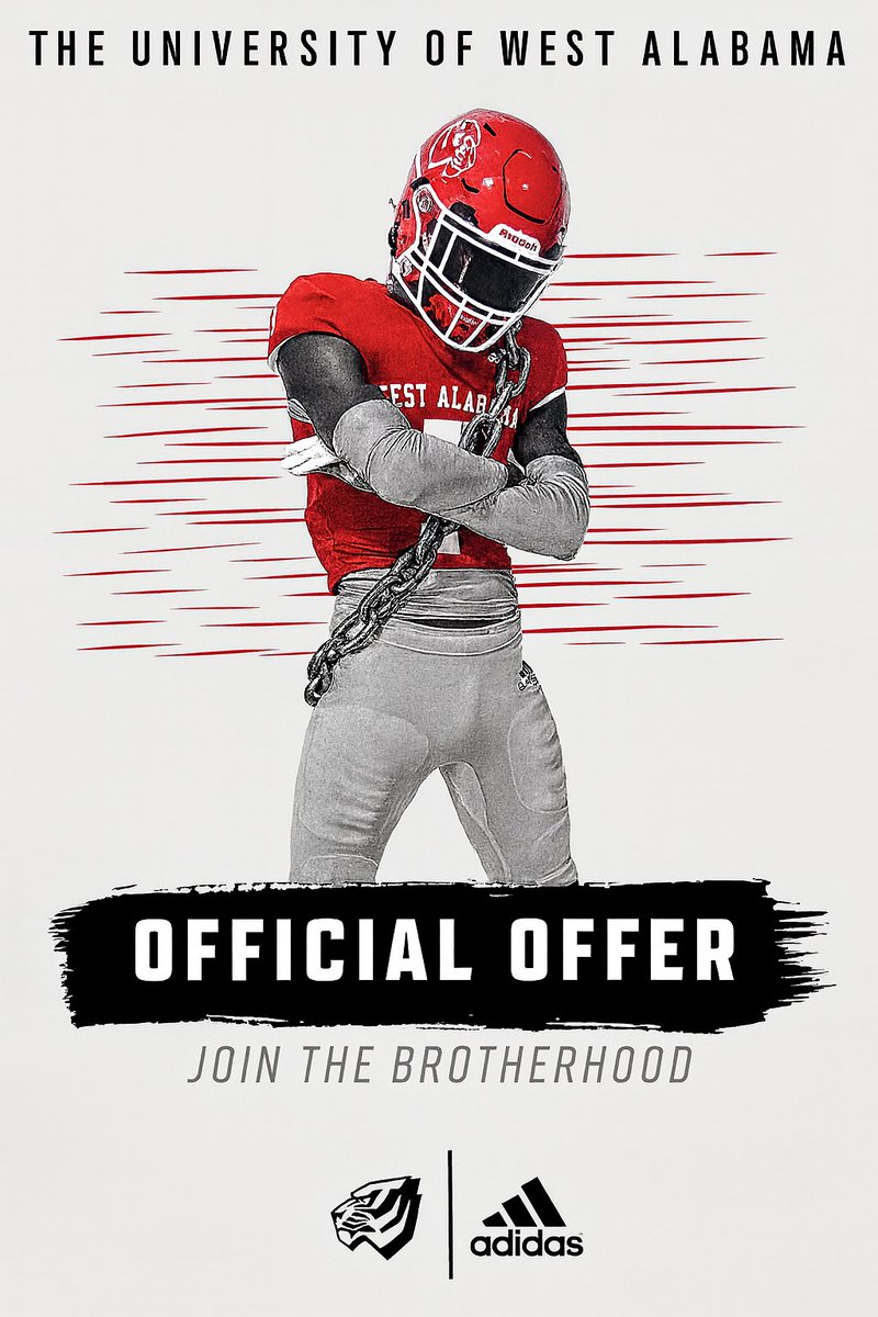 Blessed to receive an offer from West Alabama 
<a href="/PaigeAnders/">Paige Anders</a> <a href="/NWCC_Football/">Northwest Football</a>