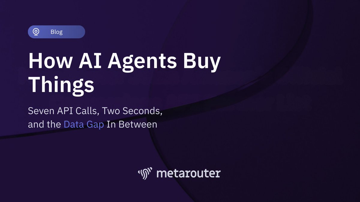 MetaRouter's tweet image. Buying shoes via ChatGPT? 7 API calls in 2–4 sec, merchant never sees your card. ✅ Fast &amp;amp; secure, ⚡ but merchants lose pre-purchase data &amp;amp; cross-session identity.

Read more: hubs.li/Q03TPZY30

#AI #AgenticCommerce  #FirstPartyData  #RetailTech #DataPrivacy  #Ecommerce