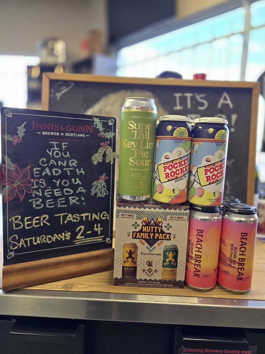 😍🎵Tasting Tasting Tasting!🎵😍

Join us tomorrow for a special Saturday tasting with featured pour master Thomas Shaw! Drop in anytime between 2-4pm to sample all five of these beer for only two bucks. You'll even get 5% off ANY beer purchase afterwards. 

See you soon!