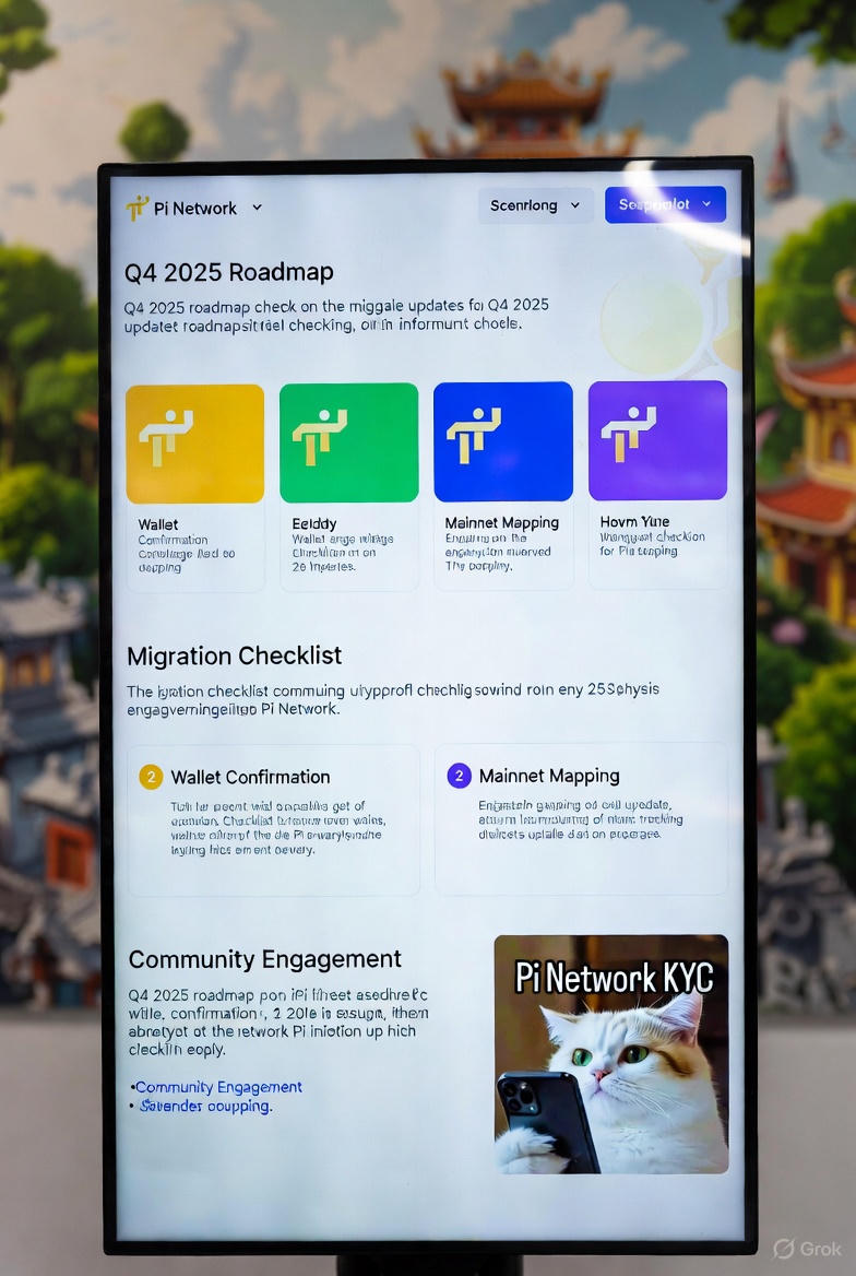 DoLieu_Pi's tweet image. CẬP NHẬT NÓNG TỪ PI CORE TEAM 21/11/2025 :  

Họ vừa âm thầm cập nhật thêm 2 nút mới trong phần “Migration Checklist” :  

1. Wallet Confirmation  
2. Mainnet Mapping  

Đây là lần đầu tiên xuất hiện 2 mục này cùng lúc

Bạn nghĩ sao ?  

A. Mainnet đóng thật…