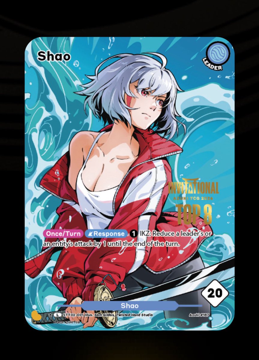 Zagabond's tweet image. Azuki Invitational tournament prize cards looking nice 👀