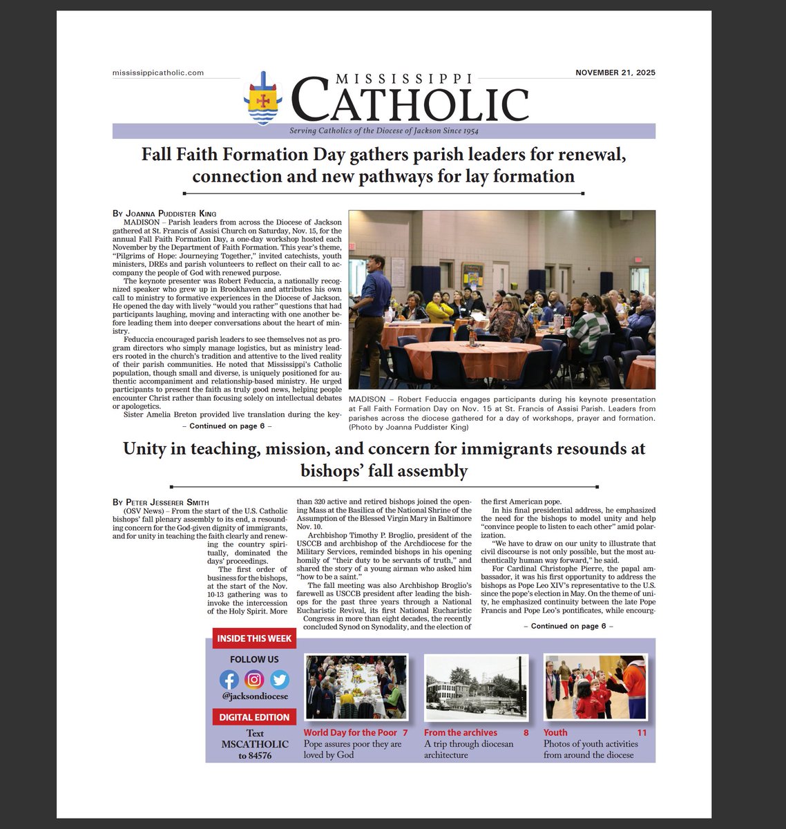 Diocese of Jackson tweet media