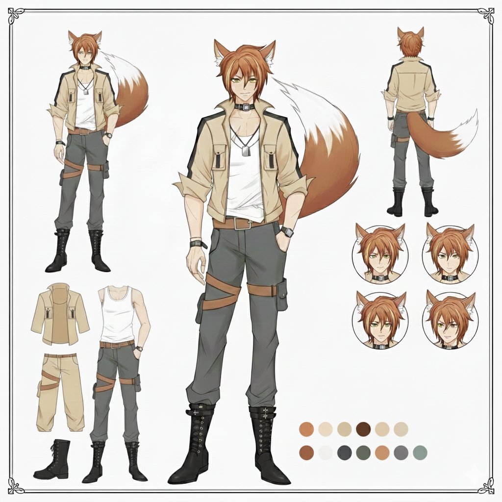 anigirl_mini's tweet image. Full character reference sheet! Fox boy design complete. 🦊

#CharacterDesign #OC #ReferenceSheet #DigitalArt #ConceptArt #ArtistOnTwitter