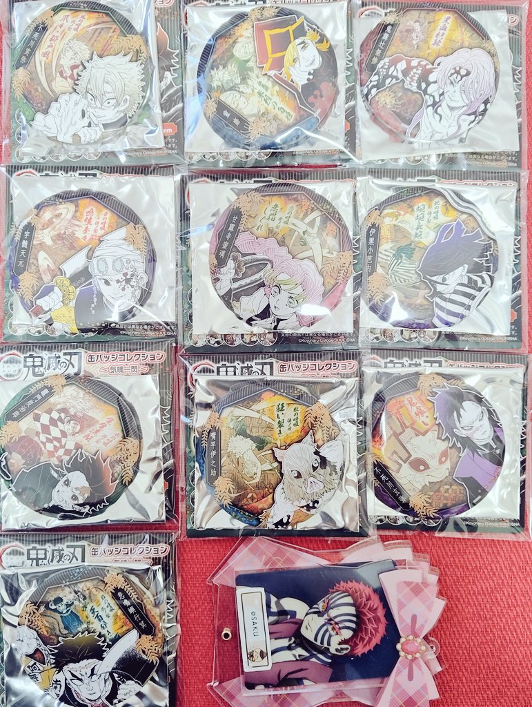鬼滅の刃 気魄一閃 中国 JUMP SHOP缶バッジ 交換 ジャンプショップ