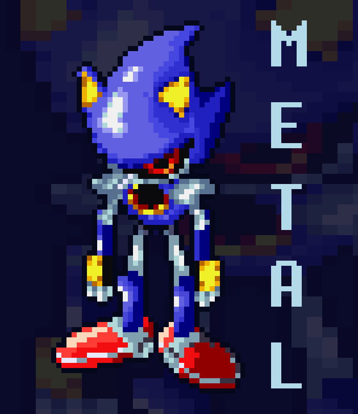 ReporttPixels's tweet photo. 𝙈𝙀𝙏𝘼𝙇 𝙎𝙊𝙉𝙄𝘾 (It was hard to paint him).
-
#SonicTheHedgehog #MetalSonic #pixelart  #aseprite  #fanart https://t.co/cumPdL4R81