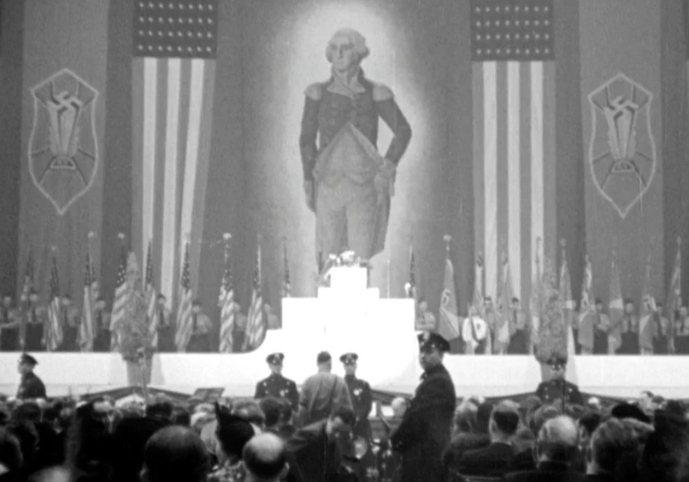 A Pro-German rally attended by over 20,000 Americans was held at Madison Square Garden on February 20, 1939.