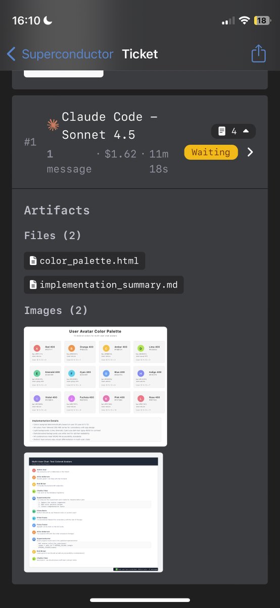 We’re long-time Rubyists here at Superconductor, so were happy to demo it at <a href="/sfrubyconf/">San Francisco Ruby Conference, Nov 19-21, 2025</a>!

Run Claude, Codex, Gemini, Amp, OpenCode — each with its own fully set up dev env (even Docker)

Let agents share screenshots with you 😎

Use it in browser, on iOS, in Slack, from GitHub.