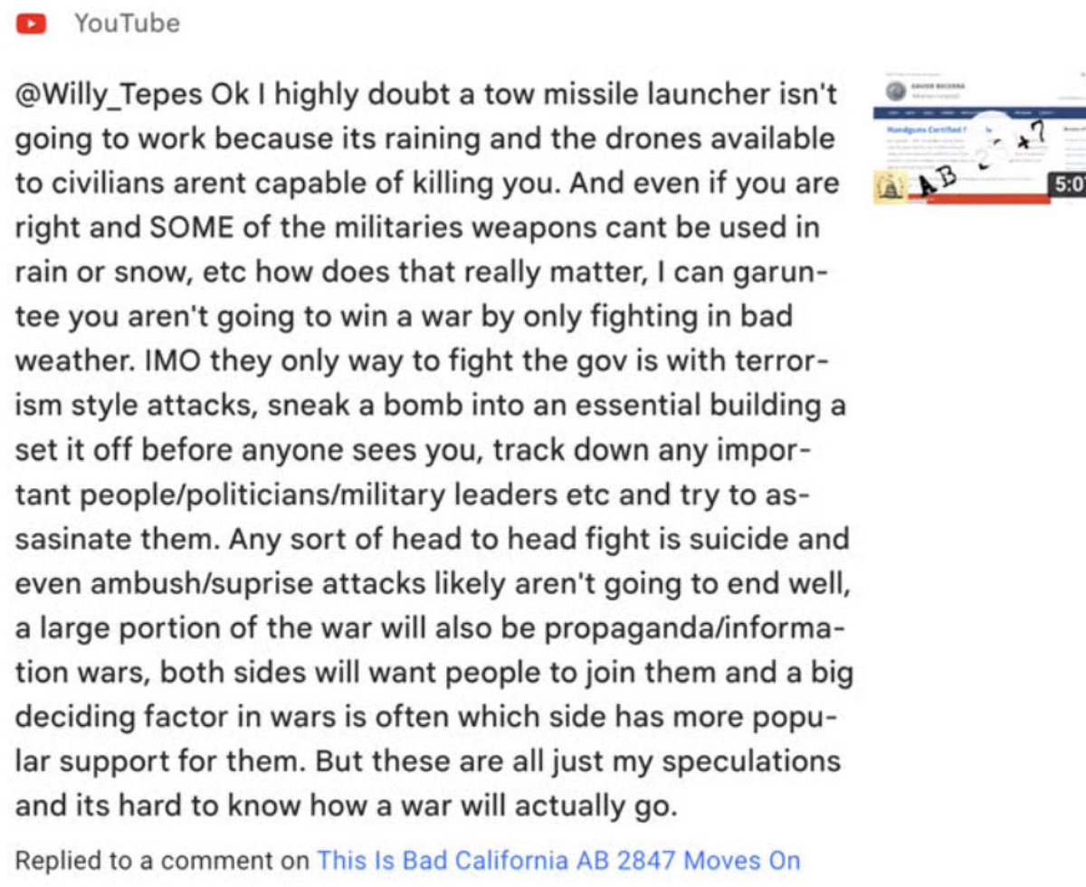 BreannaMorello's tweet image. 🚨EXCLUSIVE🚨

The FBI insists that Thomas Crooks had no interaction with a YouTube account called &quot;Willy_Tepes&quot;—but screenshots in my possession prove otherwise.

This isn&apos;t some &quot;false media&quot; narrative.

As reporters, we had to push for this comment because they refused to…