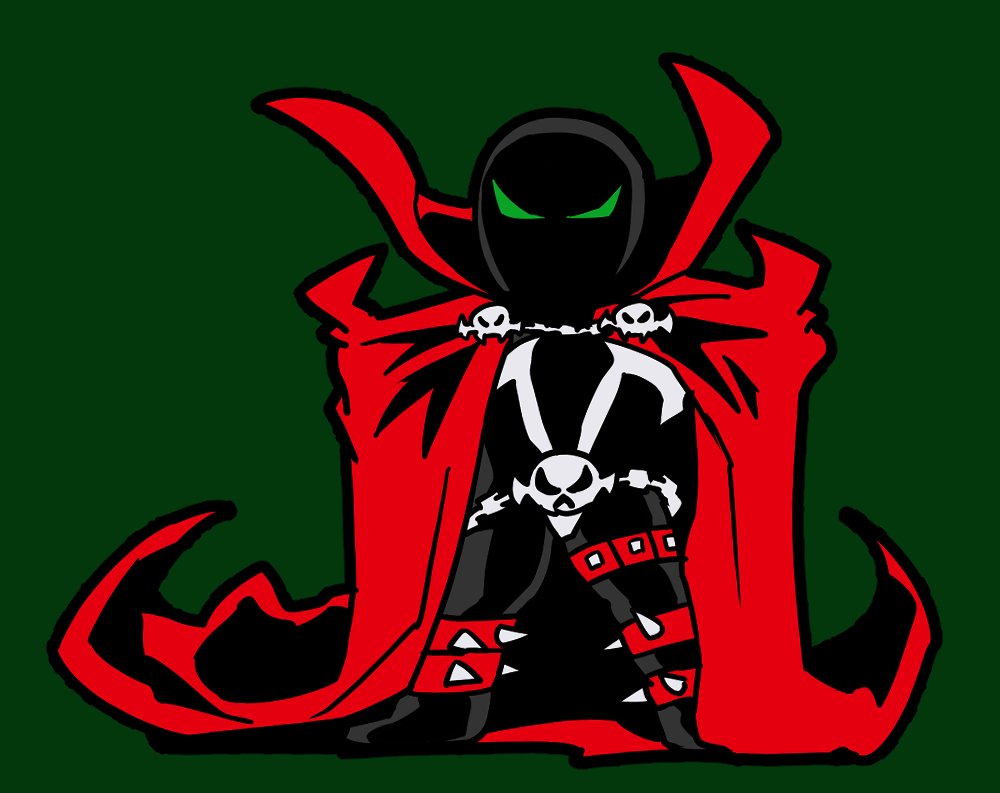 On9602BrTKkRxHV's tweet image. 伸びなくても描きたいものってあるよね
マイク・ミニョーラの絵柄かなり影響受けてます( •8• )
#アメコミ
#Hellboy 
#Spawn