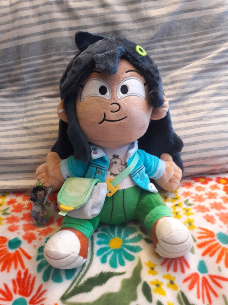 Marcy came to my house this morning!  I'm so happy to have this adorable little cutie.💚💚

Thank you so much for making this plushie <a href="/BigToadie/">Big Toadie</a> &amp; <a href="/Froggy455780/">Poison Art Froggy TIMELESS TRIO</a>.

#MarcyWu #Amphibia