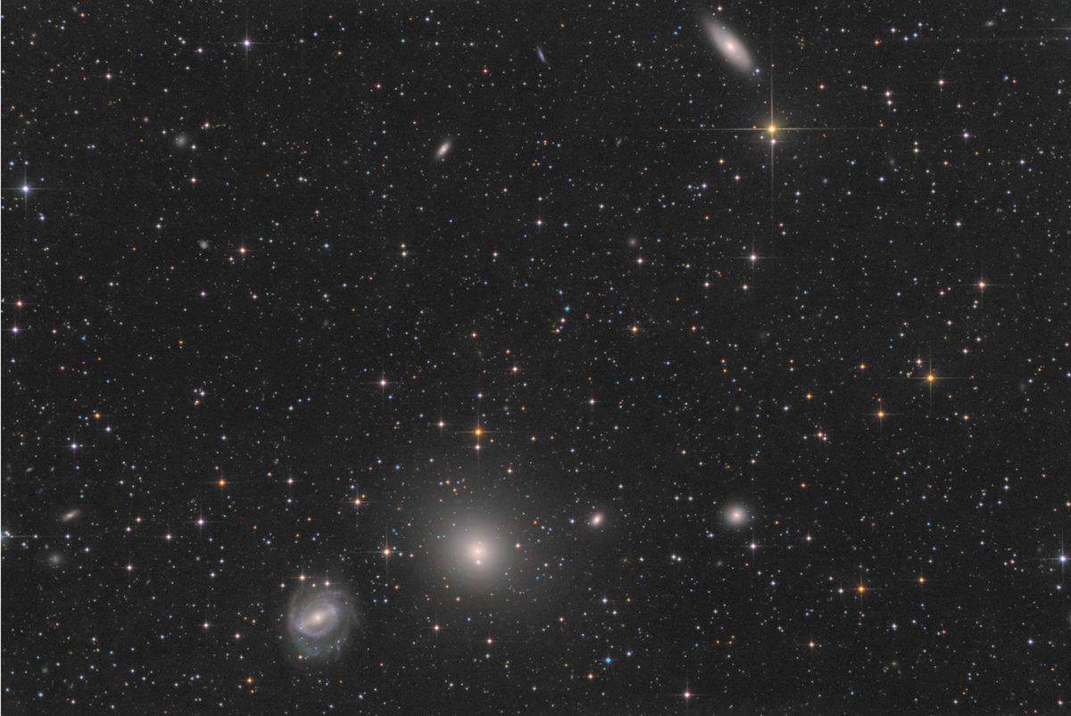 おとめ座の銀河NGC5850らをKenko SE200NとZWO ASI294MM Proで。今年４月撮影分をやっと仕上げました。またあのゴールデンウイークに戻りたいなあ。