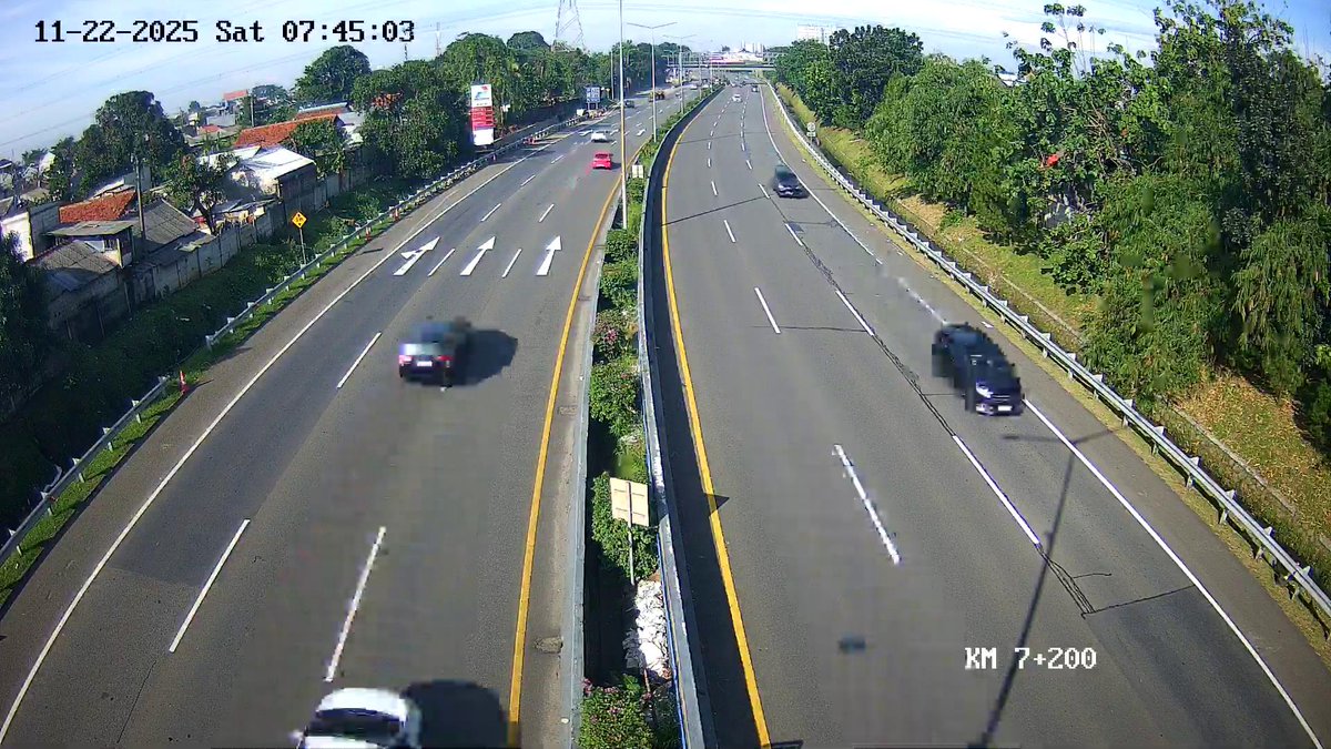 infotolbsd's tweet image. Selamat pagi...    
Pukul 07:45 WIB Ruas tol Pondok Aren-Serpong lalin lancar di kedua arah,cuaca cerah,tertib berkendara utamakan keselamatan bersama.
@TMCPoldaMetro @NusantaraInfra @RadioElshinta