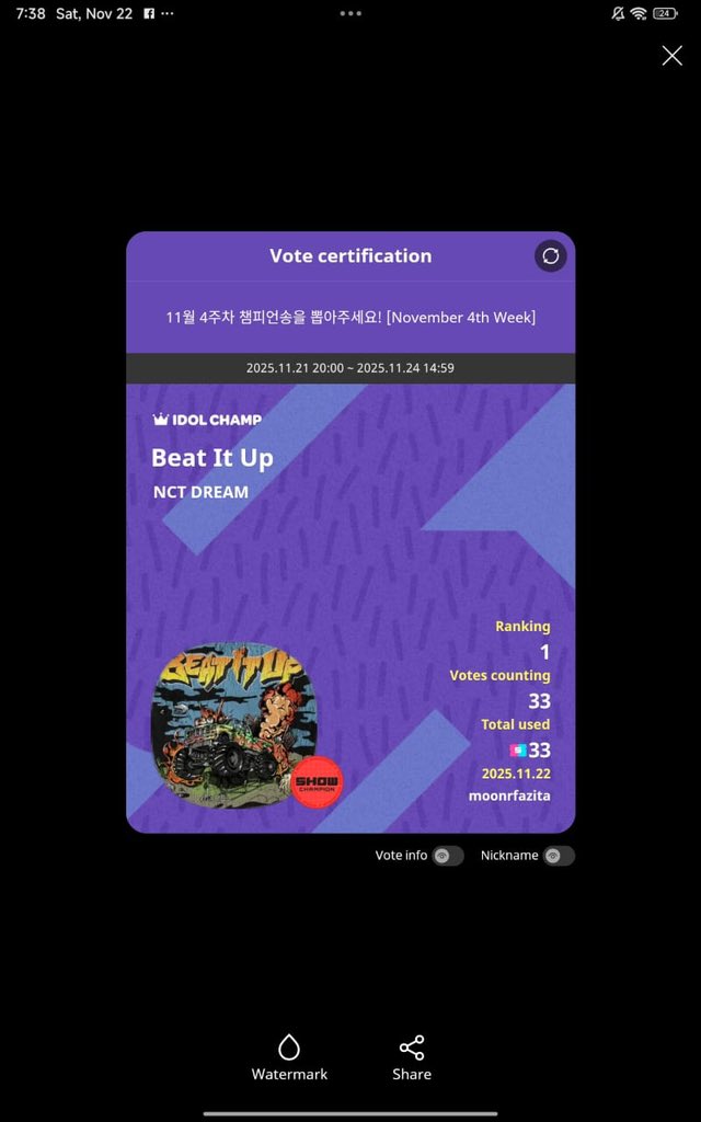 minihyeons's tweet photo. CONGRATULATIONS #NCTDREAM 
SHOW CHAMPION (PRE VOTE)

🏆 300 🩵

#MINIHYEONSPROOF

https://t.co/9gNWUIPkYn https://t.co/1Uxh48VaZZ