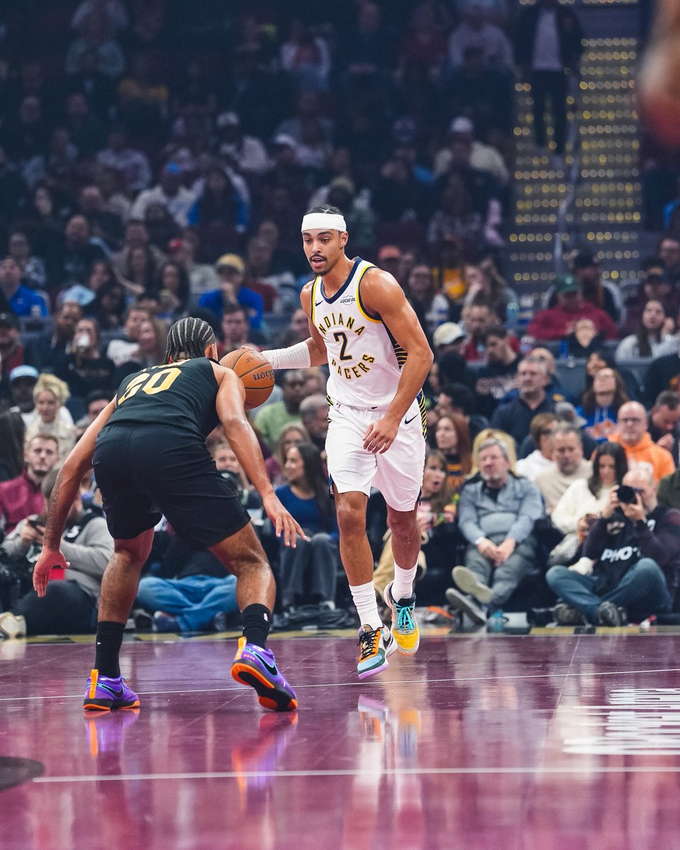 Andrew Nembhard in the first quarter:

12 PTS | 2-2 3PT | 2 AST | 8 MIN 