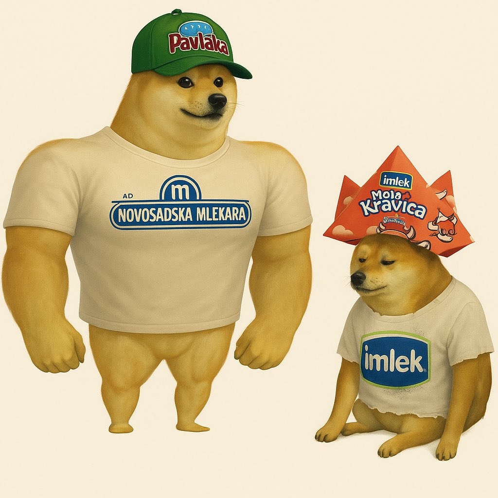 Izašao mi je neku kurčev marketar na LinkedInu kako hvali Imlek-u-prahu i šlihta se novim vlasnicima, ali mi je pobegao post, jer se resetovala lajna pre nego što sam uspeo da mu okačim ovo.
Ako ga vidite, javite mu.