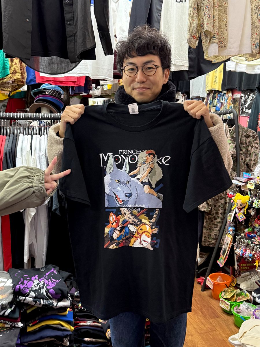最高のもののけ姫Tシャツ旅立ってゆきました〜！ありがとうございます