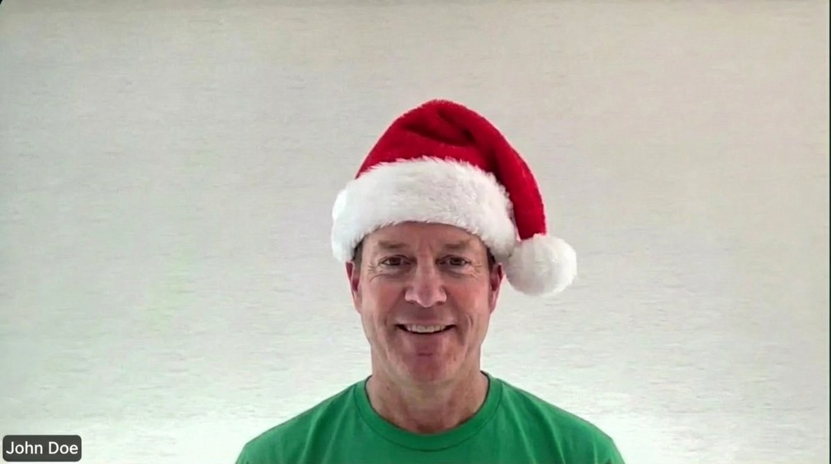 Holiday hat before after