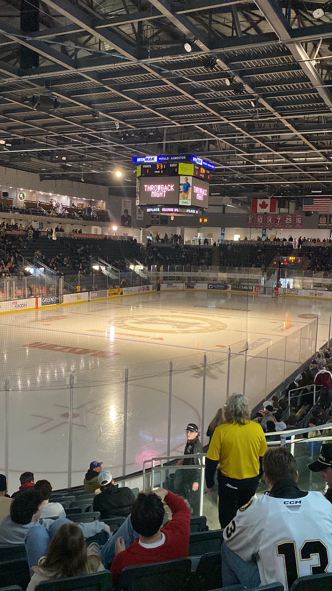 Finishing the final leg of the CHL triple crown with my first OHL game tonight in Kingston. #2026NHLDraft “A” grade Adam Novotny and OHL 1st overall Kaden McGregor in town for Peterborough