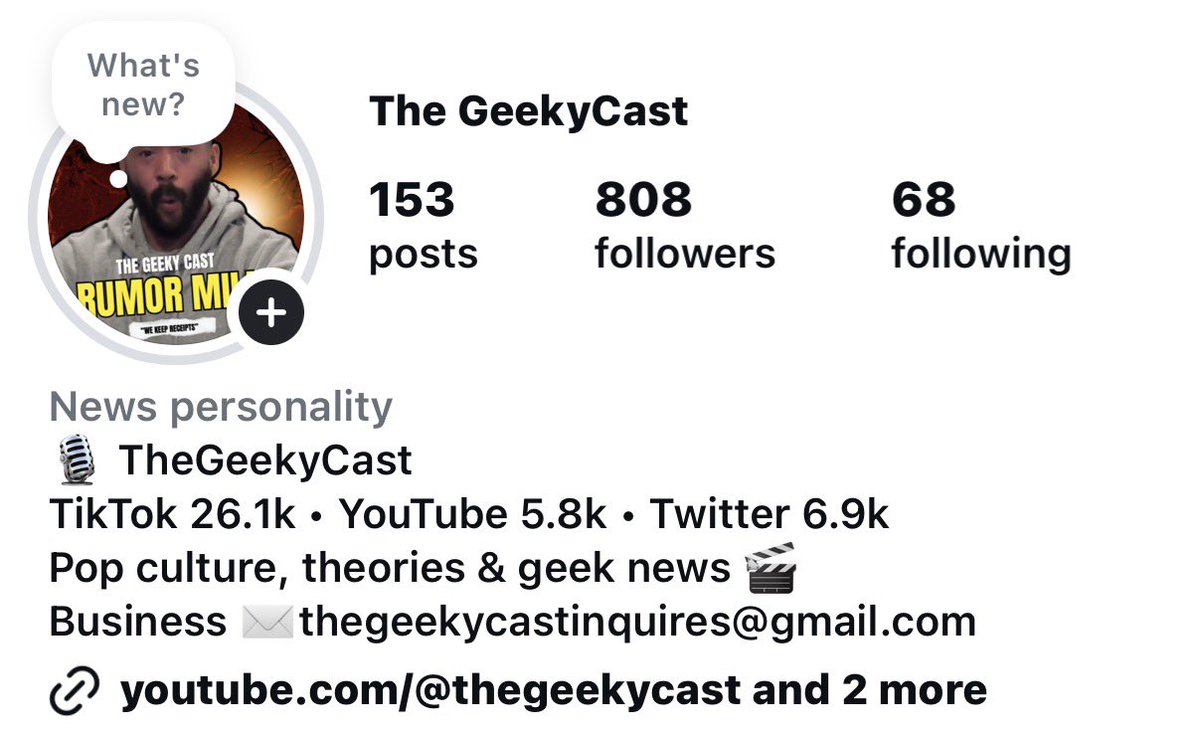 TheGeekyCast's tweet image. We be updating the socials. I think it looks nicer!