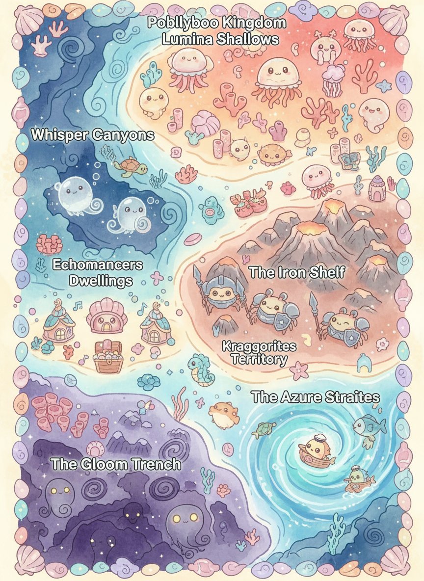 pobblyboo's tweet image. Pobbly peeked at the map today..
“uum… th..this is the way… I think…” 😳🫧
Meanwhile everyone else is causing cute chaos across the whole sea.
 #NFT #NFTCommunity #NFTProject #ETH #Web3 #CuteNFT