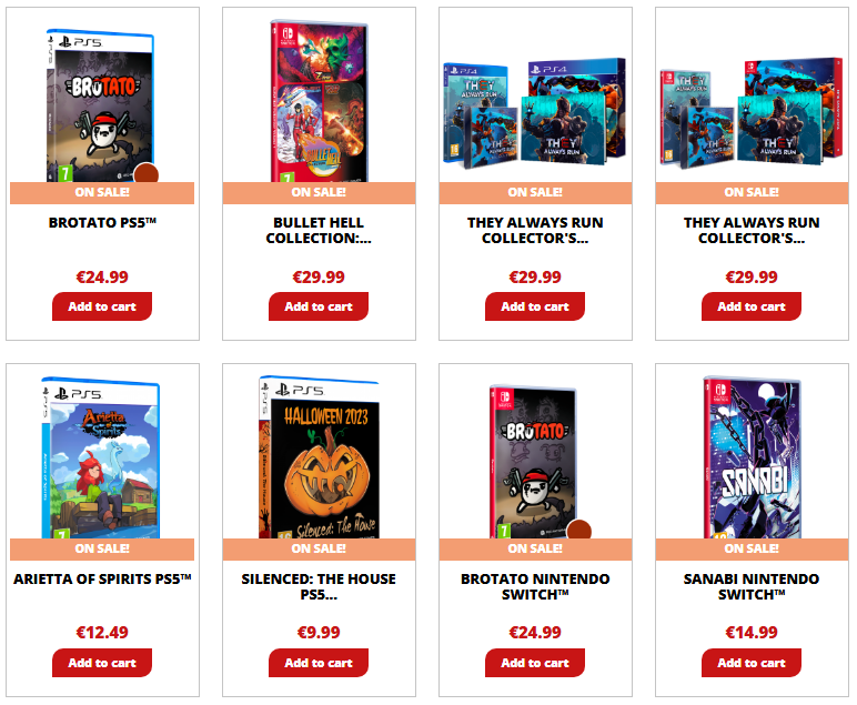 PhysicReleases's tweet image. Red Art Games Black Friday:

Starting now and until December 3, more than 150 of our games are on sale! Including some Collector's Editions:
redartgames.com/34--black-frid…
#NintendoSwitch #PlayStation4 #PlayStation5 #Xbox