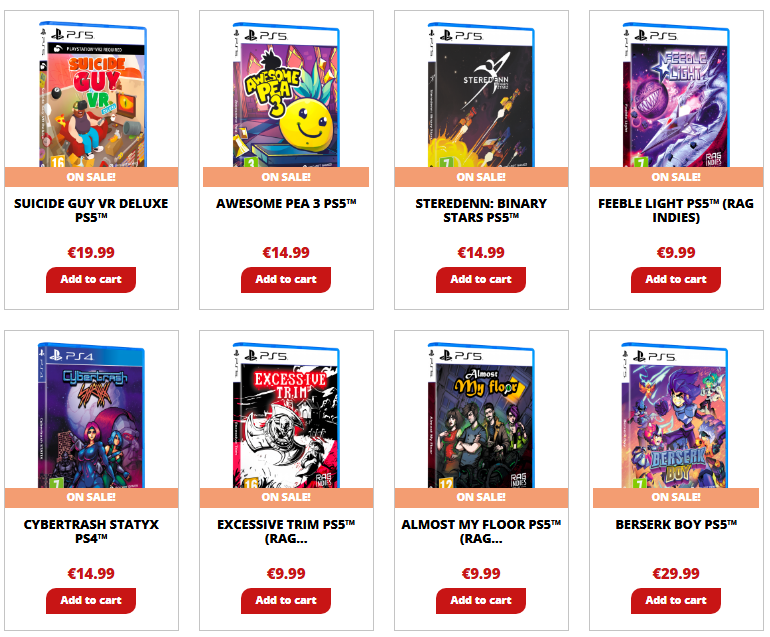 PhysicReleases's tweet image. Red Art Games Black Friday:

Starting now and until December 3, more than 150 of our games are on sale! Including some Collector's Editions:
redartgames.com/34--black-frid…
#NintendoSwitch #PlayStation4 #PlayStation5 #Xbox