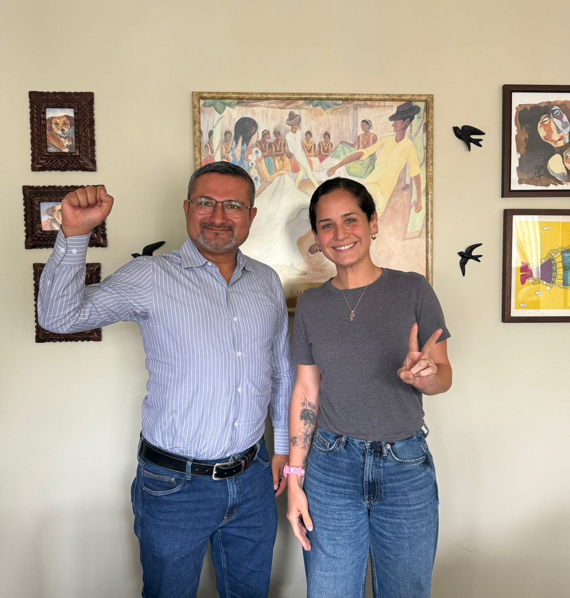 sigridbazan's tweet image. Hoy más que nunca, la izquierda tiene el deber de unirse. Mi saludo y felicitaciones a @RonaldAtencio, candidato a la presidencia de la alianza VENCEREMOS 🍃