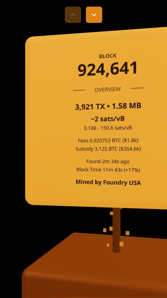 2140data's tweet image. 🟫 🟫 🟧 📲

Install the app at
TimechainEXPLORER.com ⏳️⛓️🔍