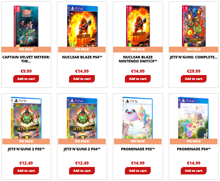 PhysicReleases's tweet image. Red Art Games Black Friday:

Starting now and until December 3, more than 150 of our games are on sale! Including some Collector's Editions:
redartgames.com/34--black-frid…
#NintendoSwitch #PlayStation4 #PlayStation5 #Xbox