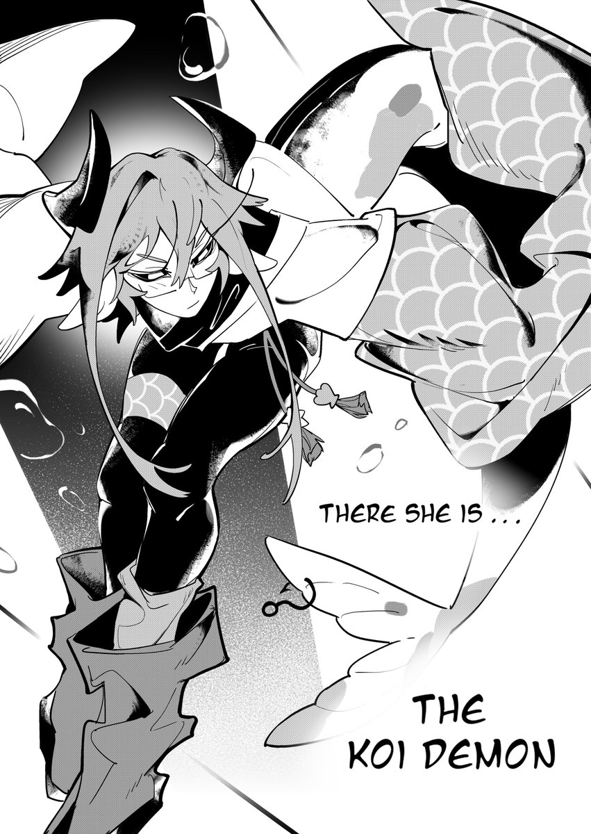 Drawing my oc like shes in a manga