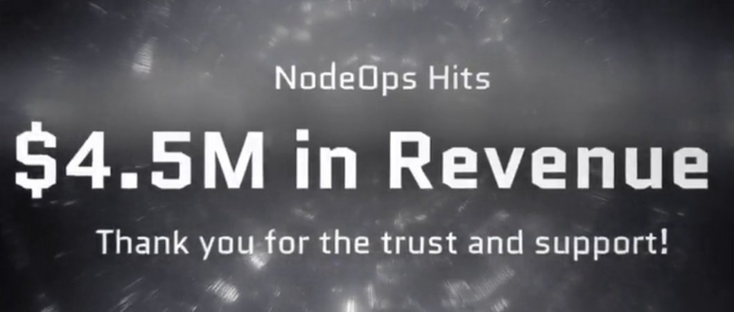decentraVic's tweet image. $NODE just hit $4.5M in revenue and the NodeOps ecosystem is straight 🔥🔥🔥

This is massive for everyone in the network  are you feeling the energy yet?

Big moves are coming. Stay locked in. 

 #NodeOps