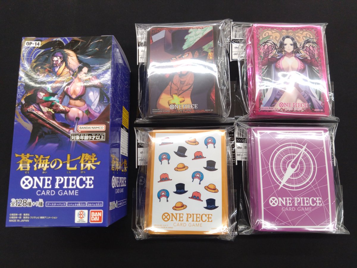 ONE PIECE CARD GAME 蒼海の七傑 3BOX テープ付き ONE PIECE CARD GAME