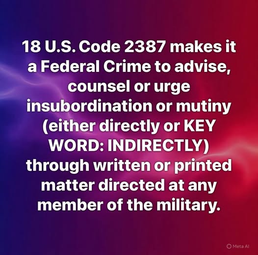 Directly or indirectly, their words could create hesitation and indecision on the battlefield, putting our servicemen and the security of the nation at risk.

That is absolutely unacceptable, and they must be held accountable for jeopardizing the safety and integrity of our