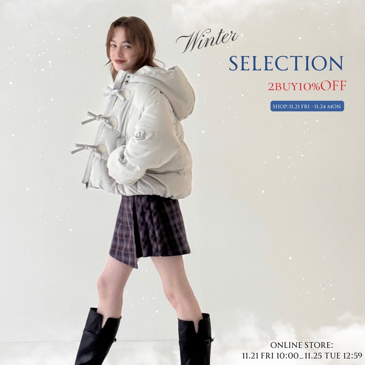 ♡kintetsu passe open♡ 10:00〜20:00 ☑︎winter selection