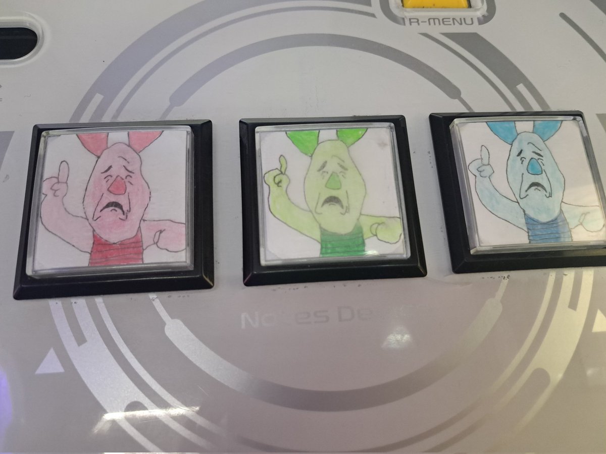 nzk_rhythm's tweet image. オンゲキのボタンだるすぎる