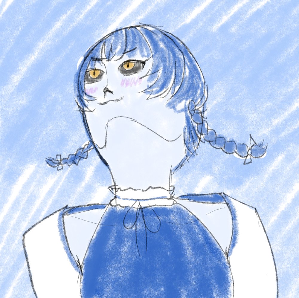 How do you draw this angle?

Frieren meme on stream but for #YomiQArt 
WE COOKED ITS GLORIOUS 🤣😭