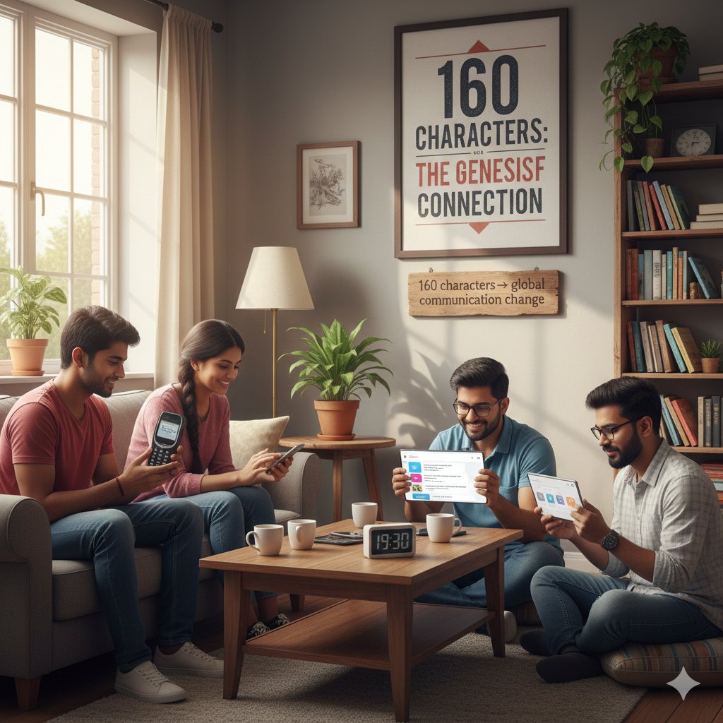 क्या आपने कभी सोचा है SMS की limit बिल्कुल 160 characters ही क्यों होती है कोई और नंबर क्यों नहीं?📨

हम रोज़ मैसेज करते थे लेकिन इसके पीछे छुपी कहानी लगभग किसी को नहीं पता 1990 में SMS बनाया जा रहा था और सबसे बड़ा सवाल यही था कि एक मैसेज में कितने अक्षर फिट होने चाहिए

इसी दौरान