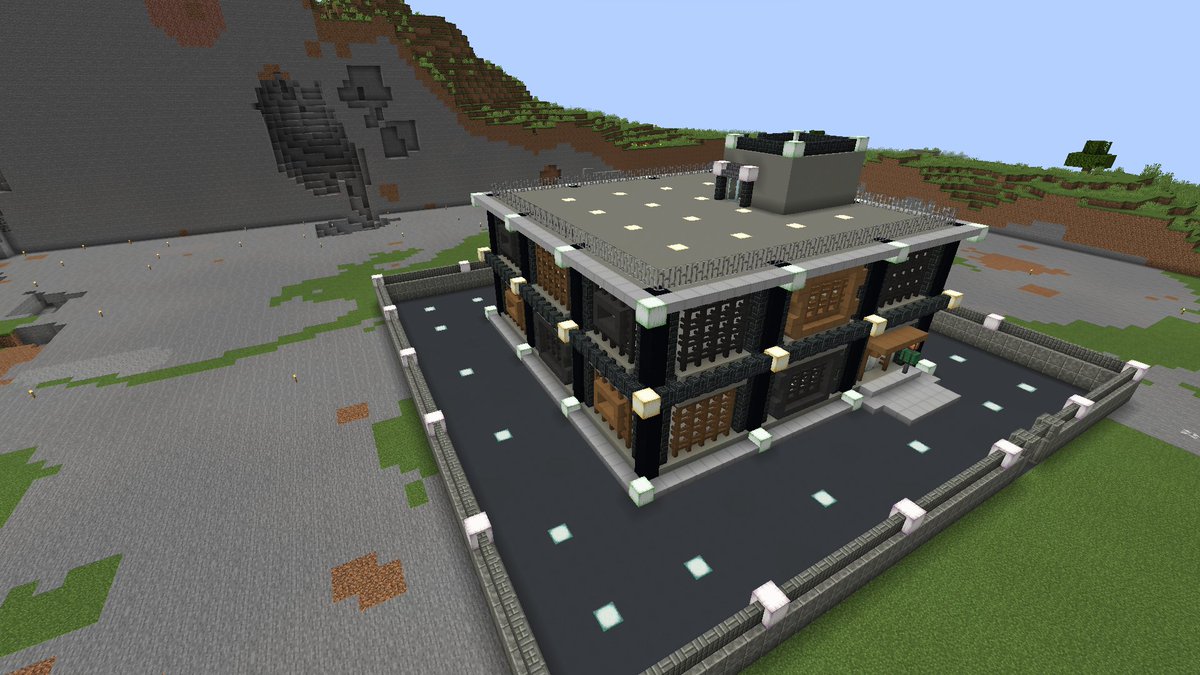 kawasemi_nimu's tweet image. 普段あまりしない建築を下手なりに頑張ってみた！
基本が豆腐なのは許してね？
#マインクラフト
#建築