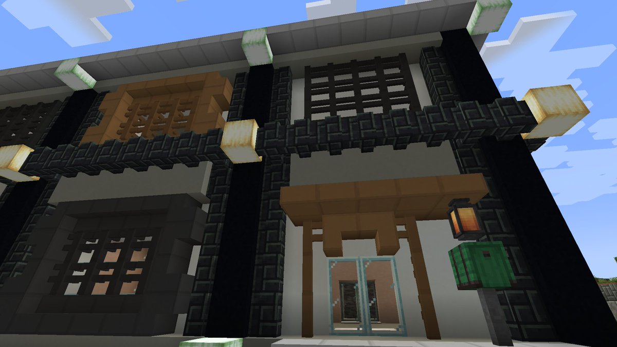 kawasemi_nimu's tweet image. 普段あまりしない建築を下手なりに頑張ってみた！
基本が豆腐なのは許してね？
#マインクラフト
#建築