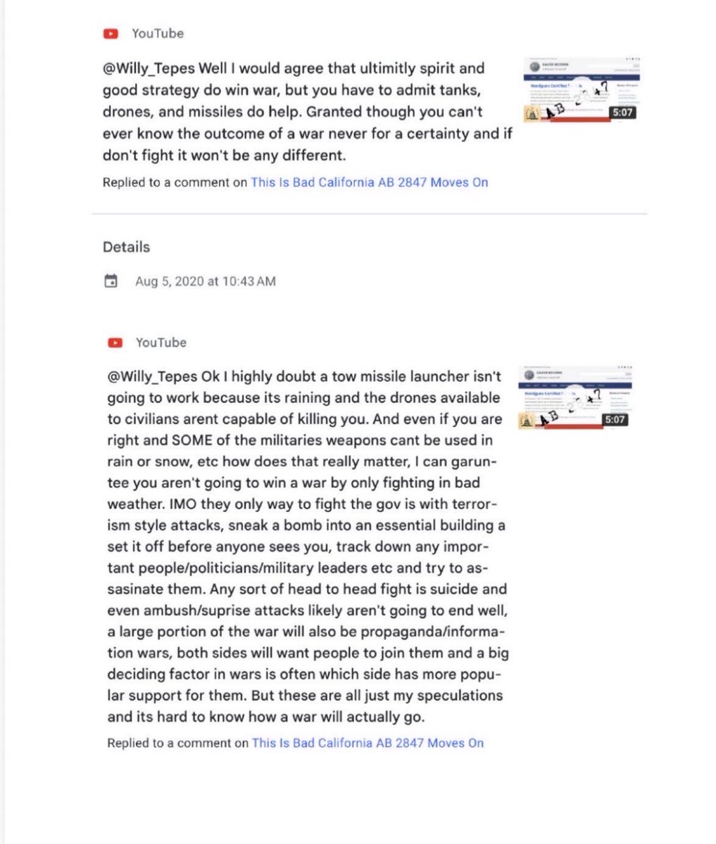 mirandadevine's tweet image. And there are also these two replies from
Crooks to Tepes. Presumably the @FBI has these.