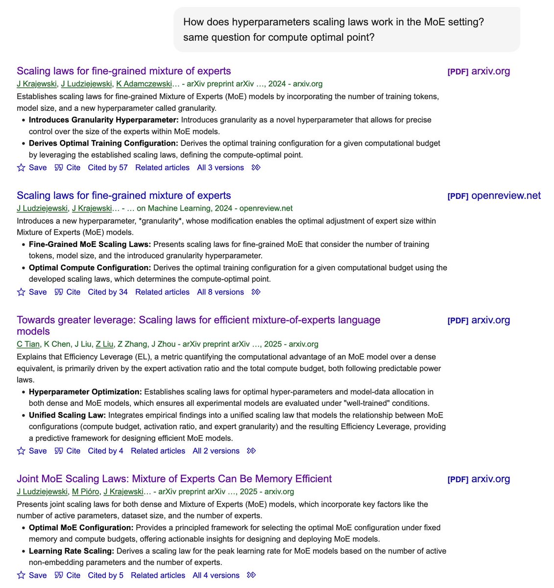 eliebakouch's tweet image. Just got out of the waitlist for scholar labs, the new google product for searching/asking info about papers!

from my quick vibe test it&apos;s very good to find relevant papers on a specific subject, but it won’t get the little gems if it’s not one of the main focuses of the…