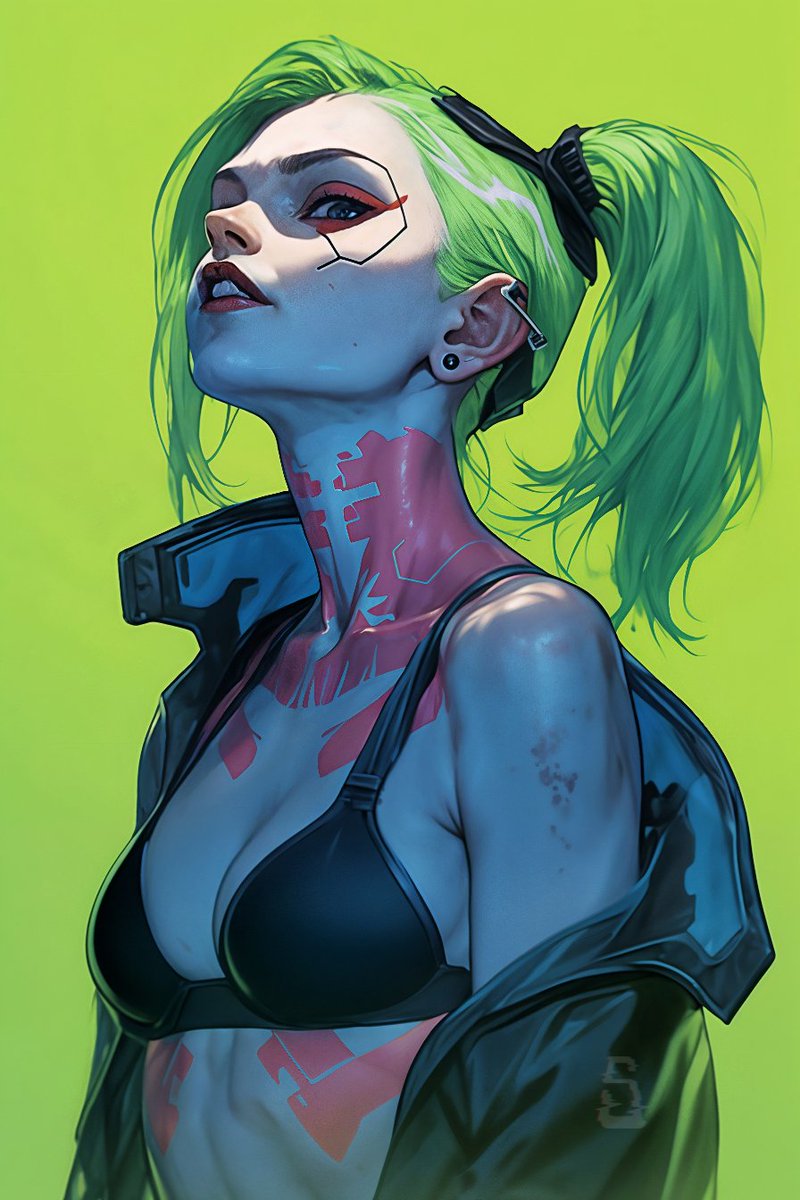 thesynthographr's tweet image. Rebecca #edgerunners