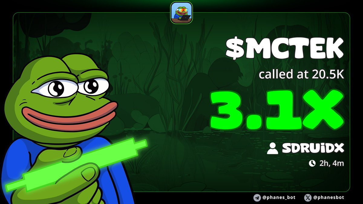 SDruidX's tweet image. 3.1x Secured from the couch cushions of crypto market $MCTER
Ca;

DR95gaV3f5DmamSYs14ggUAMocoaGenZGfiheFq8pump