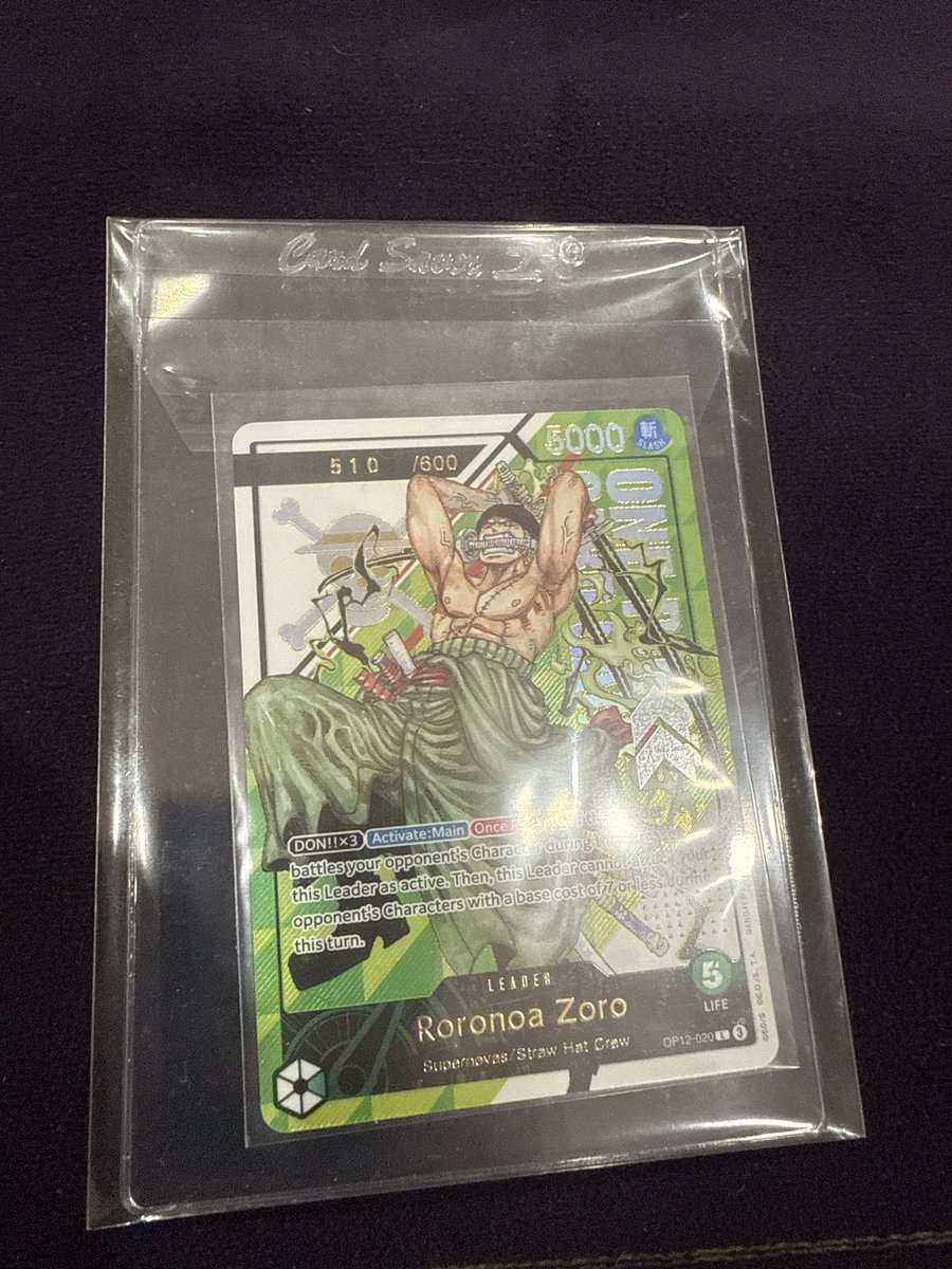 fourbrainstorms's tweet image. Max rarity Zoro complete